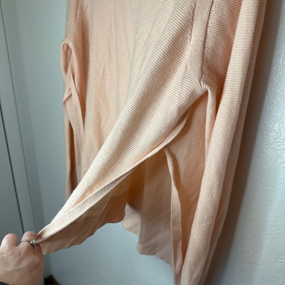 Banana Republic Pima Cotton Cashmere Pink Soft Long Sleeved Shirt Size Large - Picture 2 of 7